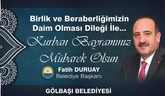 Başkan Duruay'dan bayram mesajı