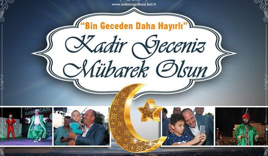 Başkan Duruay'dan Kadir Gecesi mesajı