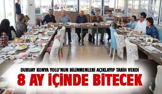 Başkan Duruay'dan önemli Konya Yolu açıklaması