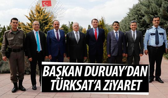 Başkan Duruay'dan TÜRKSAT'a ziyaret