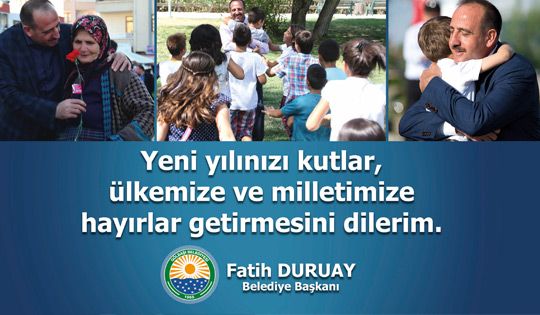 Başkan Duruay'dan yeni yıl mesajı