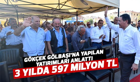 Başkan Gökçek Gölbaşı'ndaydı