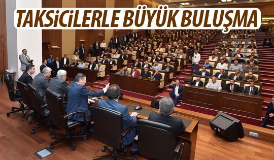 Başkan Gökçek taksicilerle buluştu