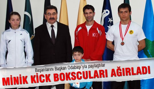 Başkan Odabaşı’na sporculardan ziyaret 