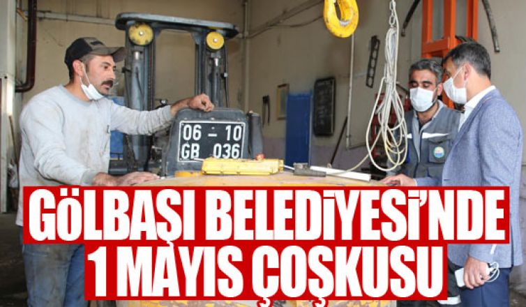 Başkan Şimşek 1 Mayıs'ı belediye çalışanlarıyla kutladı!