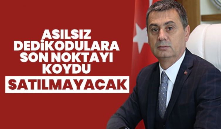 Başkan Şimşek asılsız dedikodulara son noktayı koydu