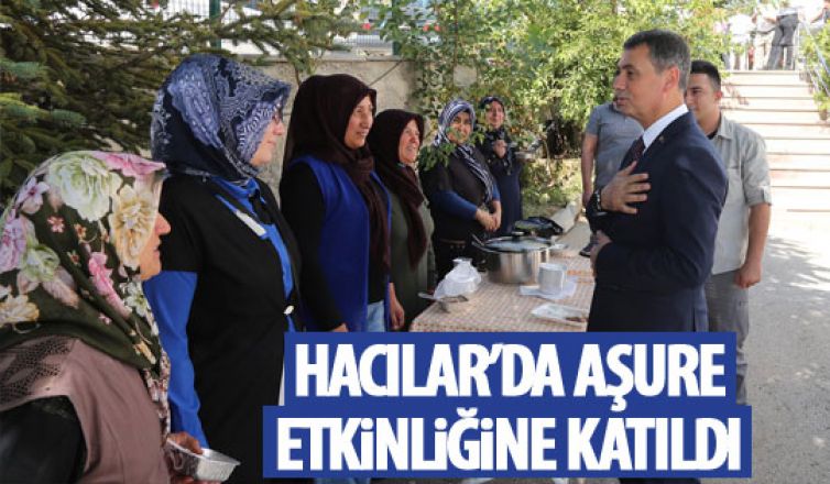 Başkan Şimşek aşure etkinliğine katıldı