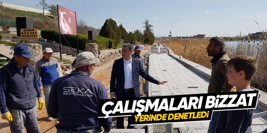 Başkan Şimşek çalışmaları yerinde denetledi