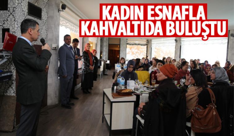 Başkan Şimşek kadın esnafla kahvaltıda buluştu!