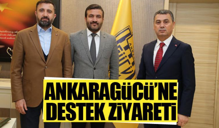 Başkan Şimşek'ten Ankaragücü yönetimine destek!