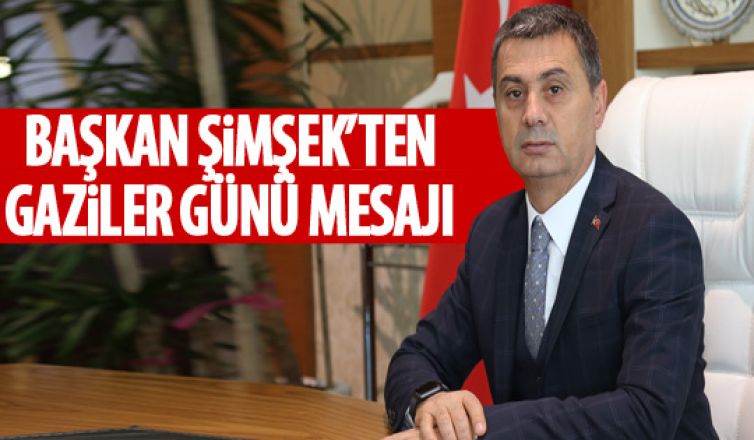 Başkan Şimşek'ten anlamlı mesaj