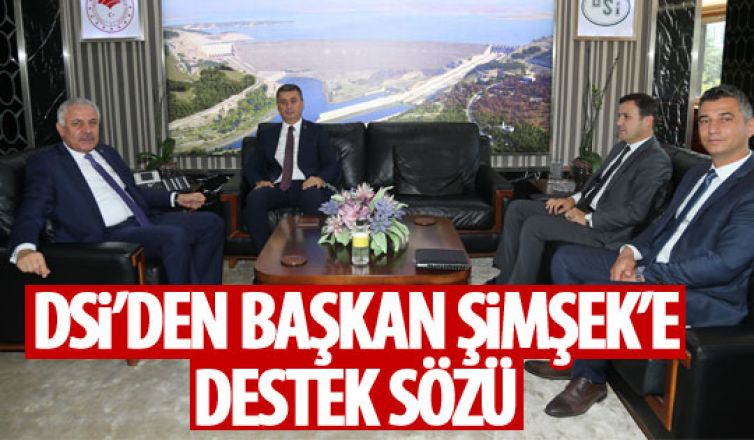 Başkan Şimşek'ten DSİ Genel Müdürü Aydın'a ziyaret!