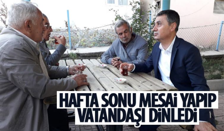 Başkan Şimşek'ten hafta sonu mesaisi!