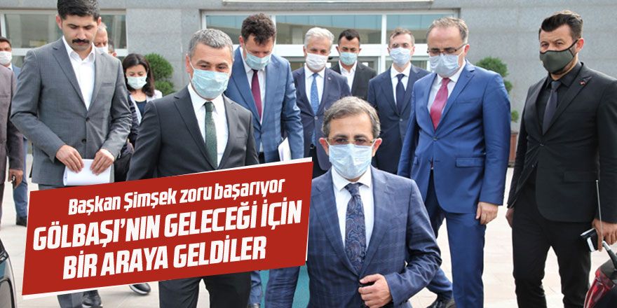 Başkan Şimşek'ten önemli görüşmeler