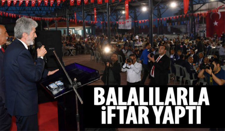Başkan Tuna Bala'da iftar açtı
