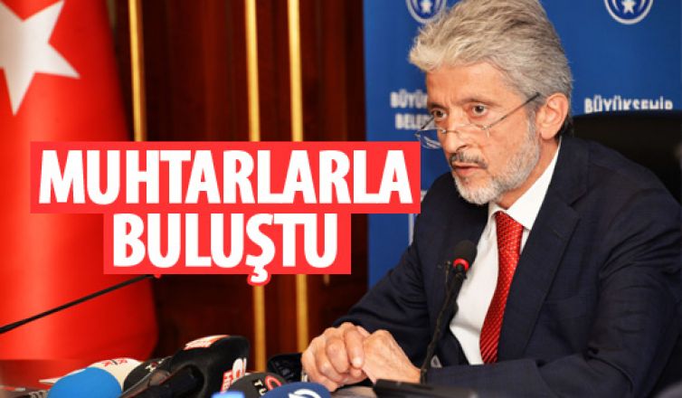 Başkan Tuna muhtarlarla buluştu