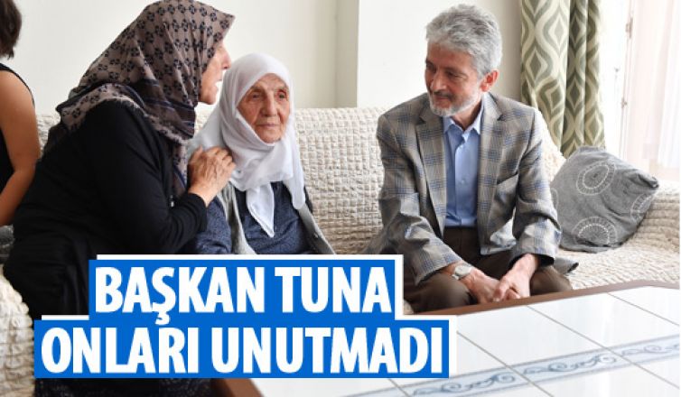 Başkan Tuna'dan şehit ailelerine ziyaret