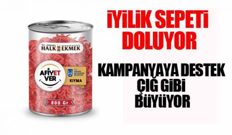 BAŞKAN YAVAŞ’IN KAMPANYASINA DESTEK ÇIĞ GİBİ BÜYÜYOR İYİLİK SEPETİ DOLUYOR