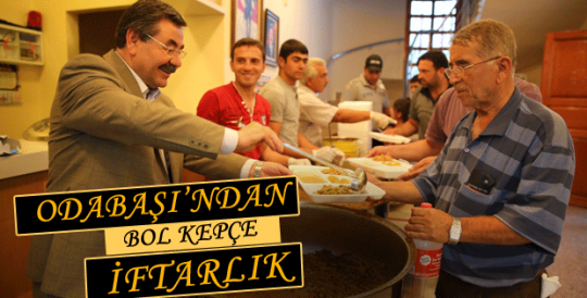  Başkan’dan bol kepçe iftarlık...