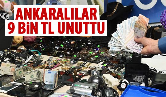 Başkenlıler paralarını unuttu