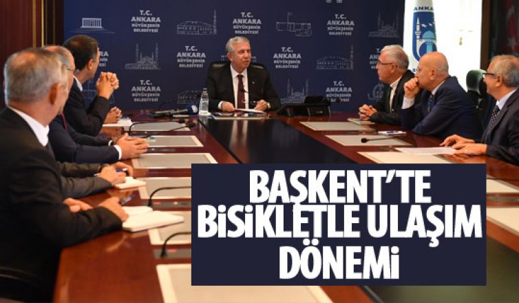 Başkent'te bisikletli ulaşım!