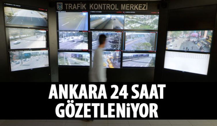 Başkent'te sinyalize ile 24 saat denetim