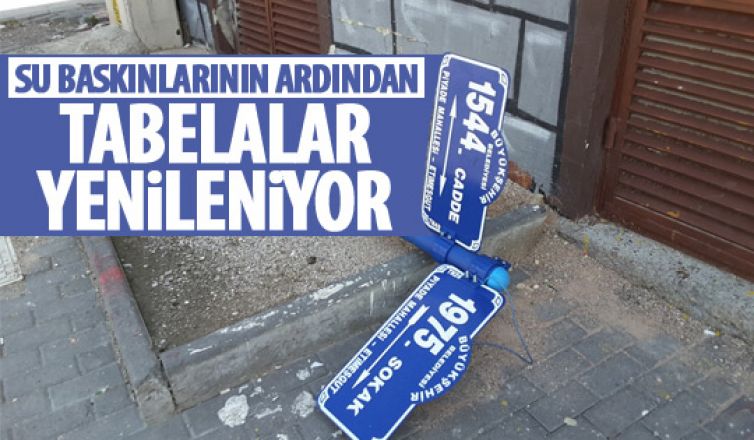 Başkent’te tabelalar yenileniyor