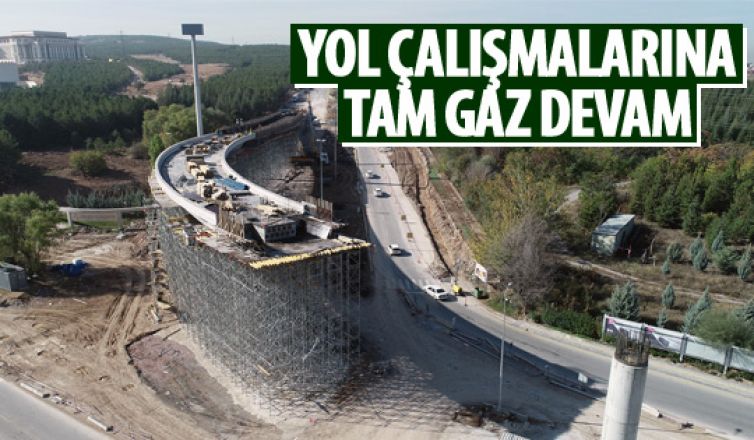 Başkent'te yol çalışmları devam ediyor