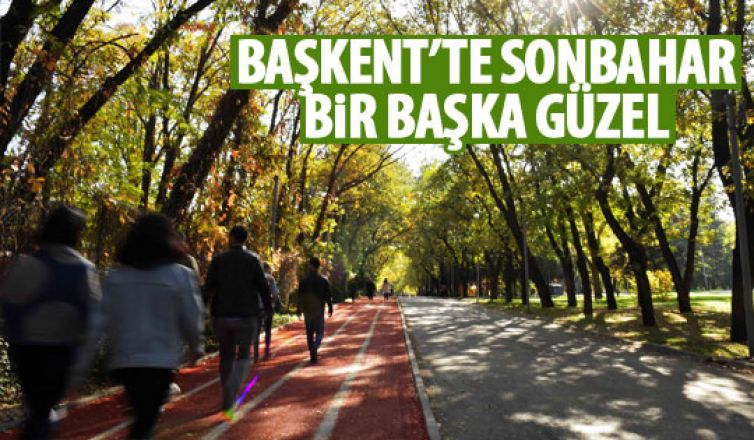 Başkent'ten sonbahar manzaraları