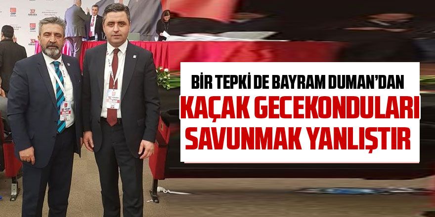 Baydam Duman da Engin Eren'e tepki gösterdi