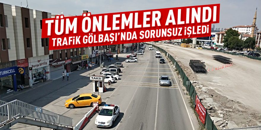 Bayramda trafik sorunsuz işledi