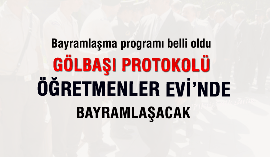 Bayramlaşma programı belli oldu