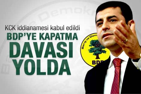 BDP'ye kapatma davası yolda 