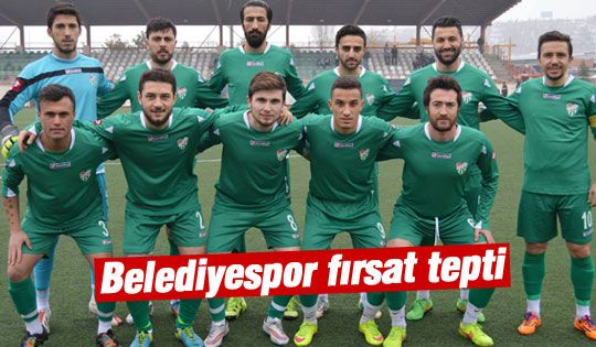 Belediyespor fırsat tepti