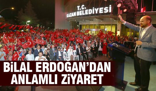 Bilal Erdoğan'dan Kazan'a ziyaret