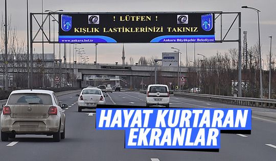 Bilgilendirme ekranları hayat kurtarıyor