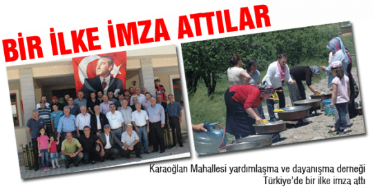 Bir İlke İmza Attılar...