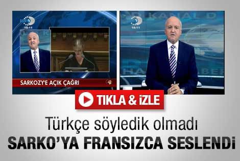 Birand Sarkozy'e Fransızca seslendi - İzle