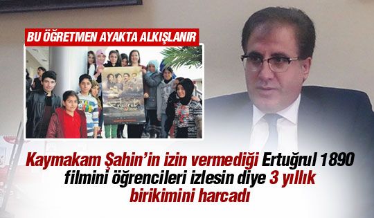 Bu öğretmen ayakta alkışlanır