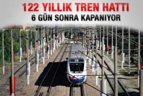 Bu tren hattını kullananlar dikkat