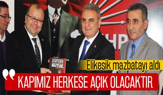 Bülent Elikesik mazbatasını aldı