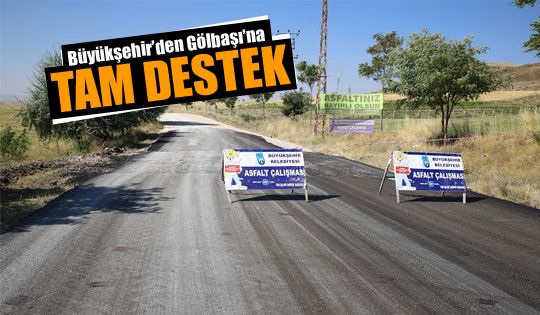  Büyükşehir Belediyesi’nden  Gölbaşı’na Büyük Destek