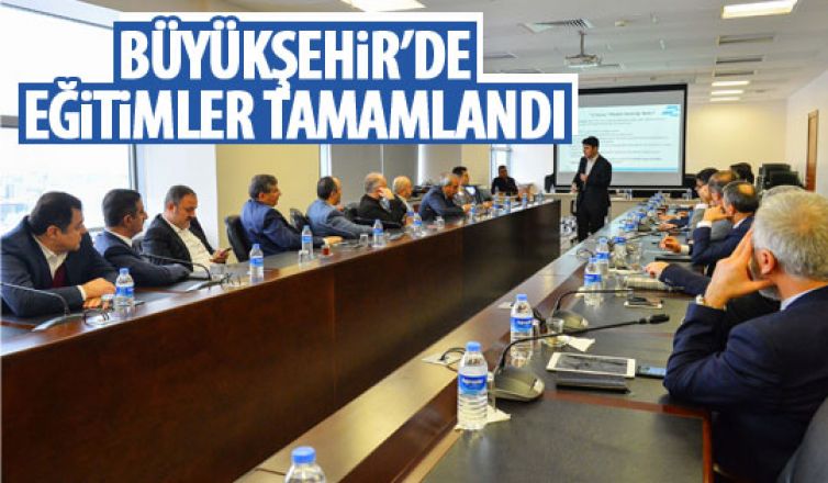 Büyükşehir eğitimleri tamamladı