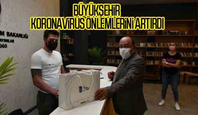 Büyükşehir koronavirüs önlemlerini arttırdı