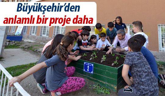 Büyükşehir küçük çiftçiler yetiştirecek