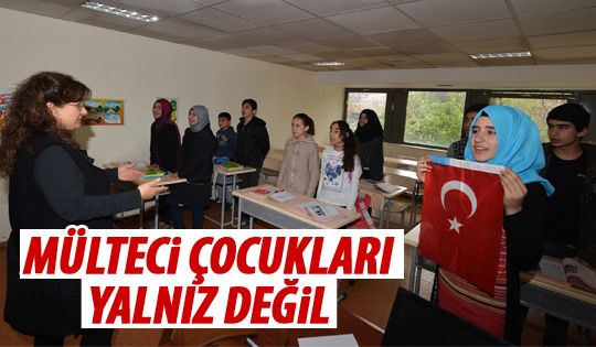 Büyükşehir mülteci çocuklarına sahip çıkıyor