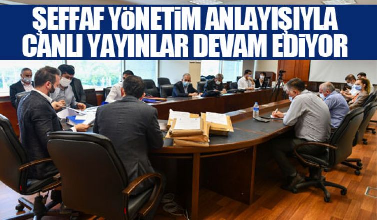 Büyükşehir'de şeffaf yönetim anlayışı devam ediyor!