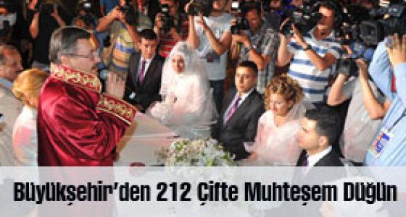 Büyükşehir’den 212 Çifte Muhteşem Düğün