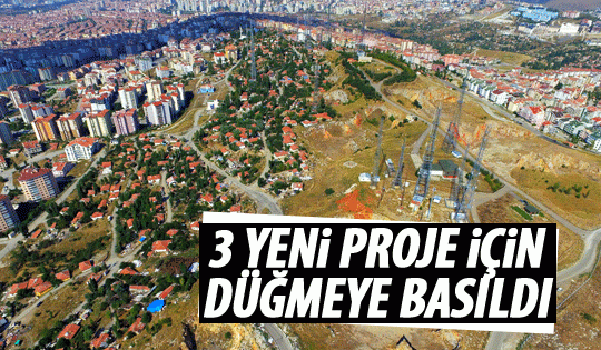 Büyükşehir'den 3 yeni proje