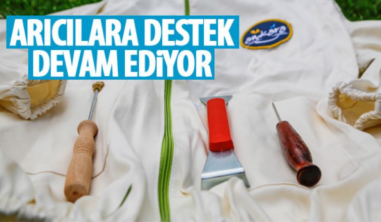 Büyükşehir'den arıcılılara destek devam ediyor